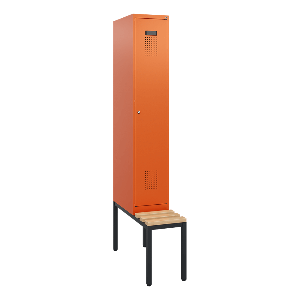 C+P School locker, series Evolo PLUS, bench